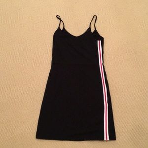Brandy Melville Kyran Dress black with stripe